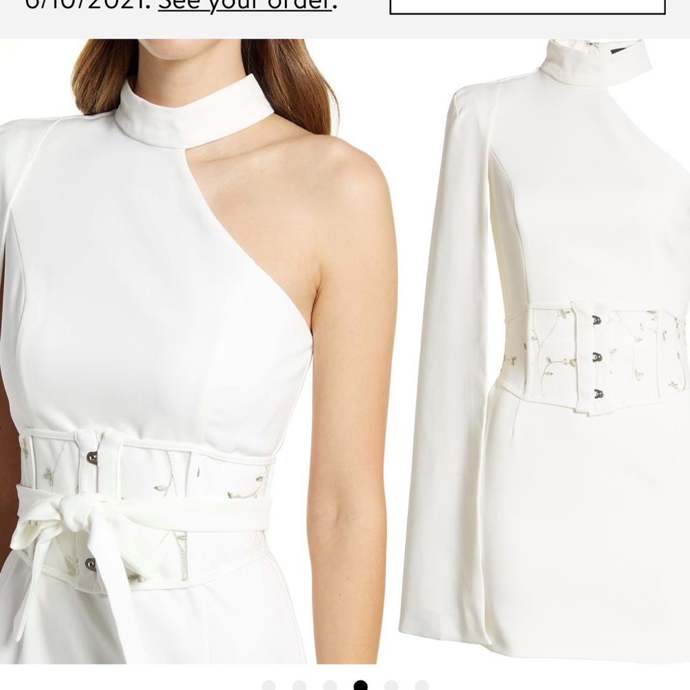 Sexy white dressy mini